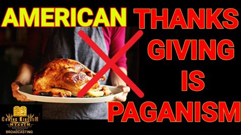 Why is thanksgiving a pagaj holiday